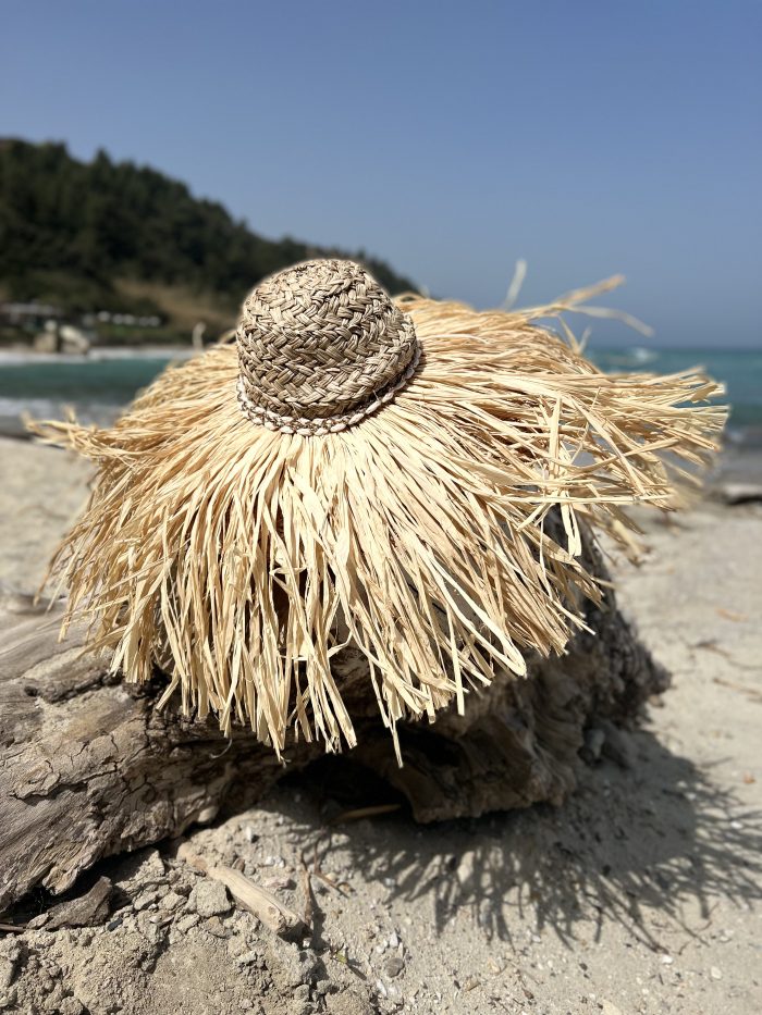 Ψάθινο Καπέλο Ελεονώρα (Μπεζ)