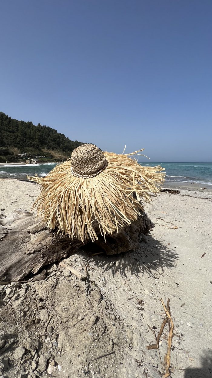 Ψάθινο Καπέλο Ελεονώρα (Μπεζ)