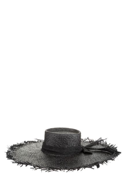 Ψάθινο Καπέλο Άννα (Μαύρο)