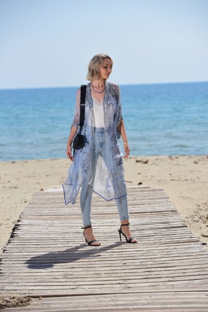 Κινομό Διάφανο με Κεντήματα “Kalimnos”