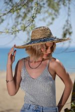 Ψάθινο Καπέλο Boho Λουίζα