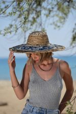 Ψάθινο Καπέλο Boho Λουίζα