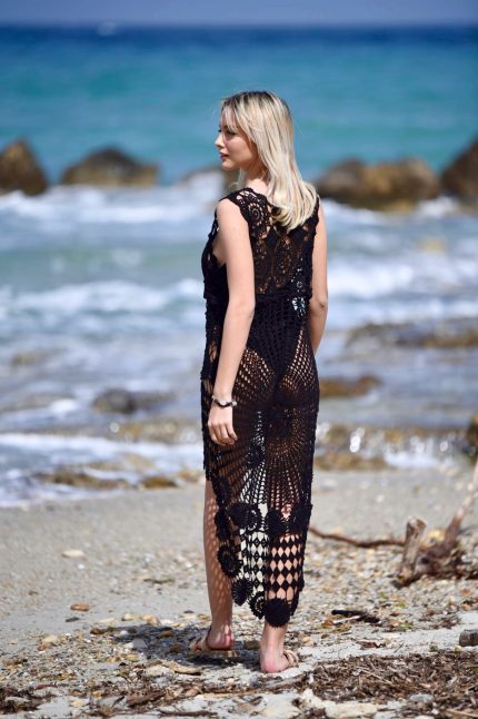 Πλεκτό Φόρεμα Ασύμετρο "Patmos"
