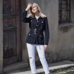 Τζάκετ Σαφάρι με Ζώνη Μαύρο