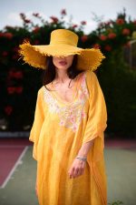 Ψάθινο Καπέλο Άννα (Yellow)