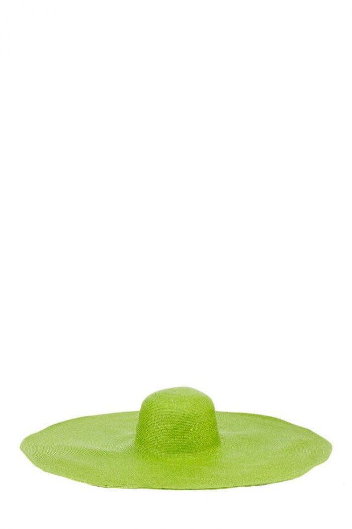 Ψάθινο Καπέλο Αλίκη (Πράσινο)