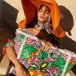 Ψάθινο Καπέλο Αλίκη (Πορτοκαλί)