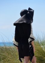 Ψάθινο Καπέλο Αλίκη (Μαύρο)