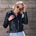 "Double Rider" Τζάκετ Δερματίνη (Μαύρο)