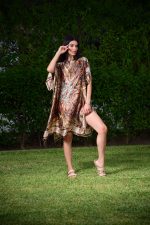 Καφτάνι Σατέν Oversized "Beige Marigold"