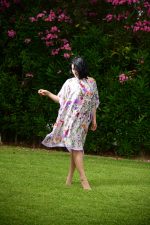 Καφτάνι Σατέν Oversized "Purple Ivy"