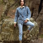 Τζίν Τζάκετ με Γούνα "Camélia"