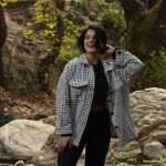 Τζάκετ Pied de Poule "Candice"