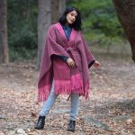 Κάπα Καρό Doubleface "Vivienne" (Ροζ)