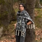 Κασκόλ Animal Print (Γκρι)