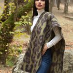 Κασκόλ Animal Print (Χακί)