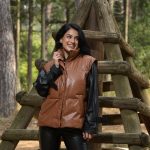 Δερμάτινο Γιλέκο Φουσκωτό (Ταμπά)