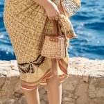 Picnic à la Mode – Ψάθινη Τσάντα με Δερμάτινες Λεπτομέρειες