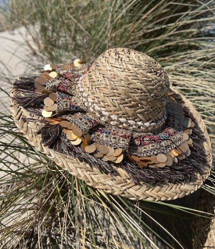 Ψάθινο Καπέλο Boho Μαρίζα