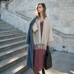 Ζακέτα Oversized με Κρόσια (Μπεζ)