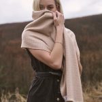 Luxury Εσάρπα Ψαροκόκαλο (Beige)