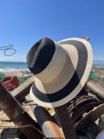 Καπέλο Panama με Μεγάλο Γείσο Μαύρο