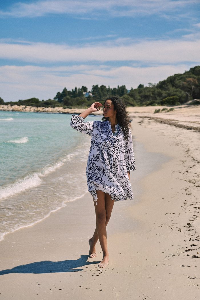Animal Print Καφτάνι “Wild Shore”