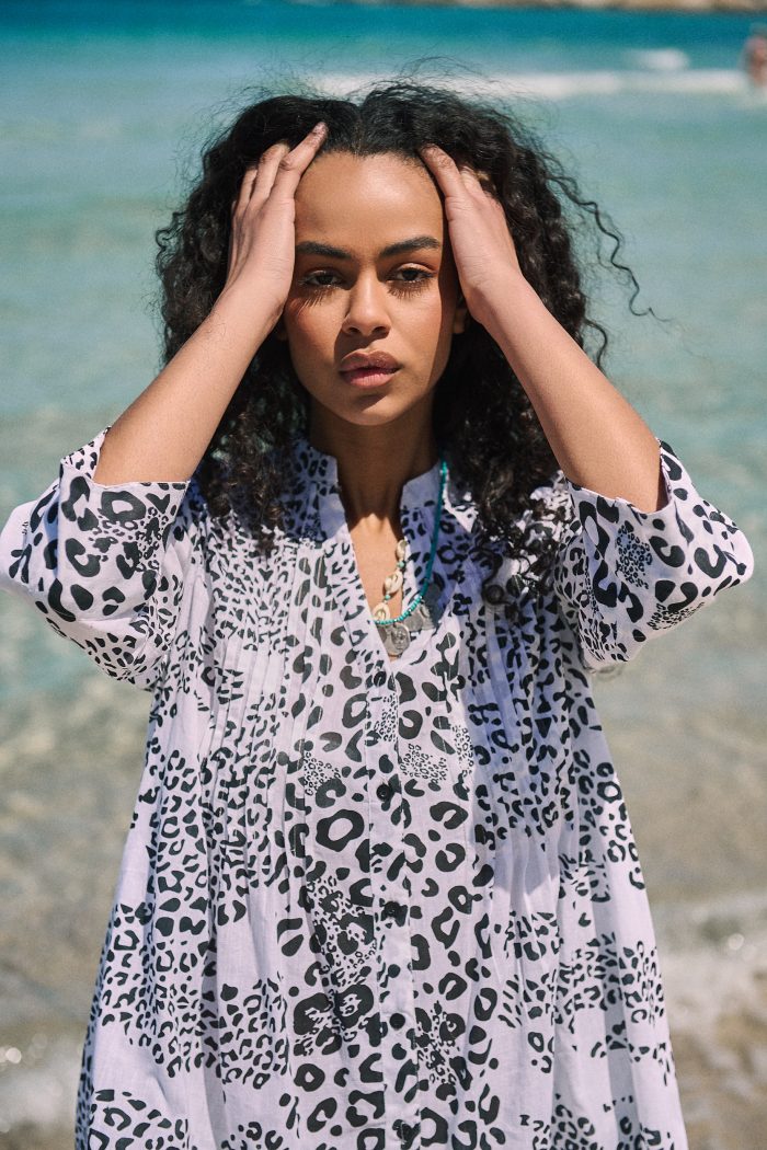 Animal Print Καφτάνι “Wild Shore”