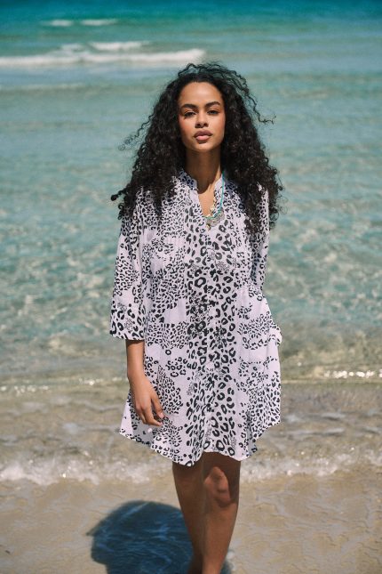 Animal Print Καφτάνι “Wild Shore”