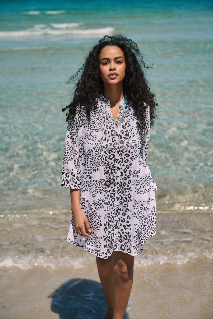 Animal Print Καφτάνι “Wild Shore”