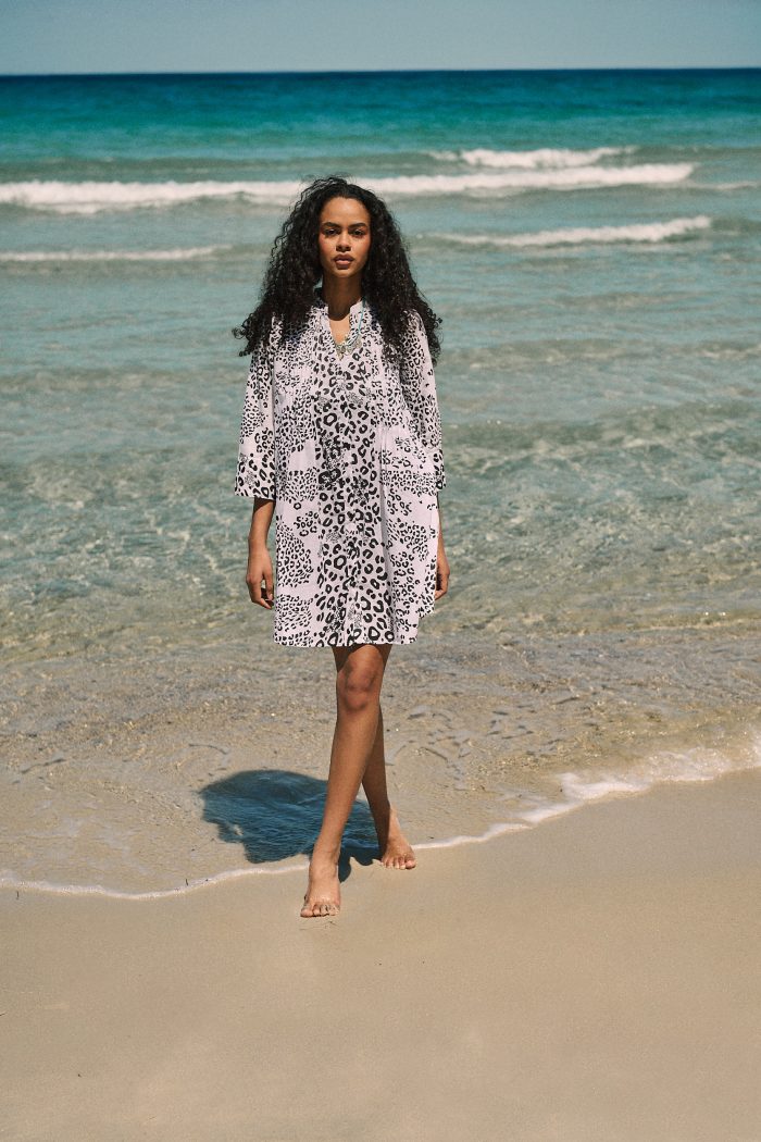 Animal Print Καφτάνι “Wild Shore”