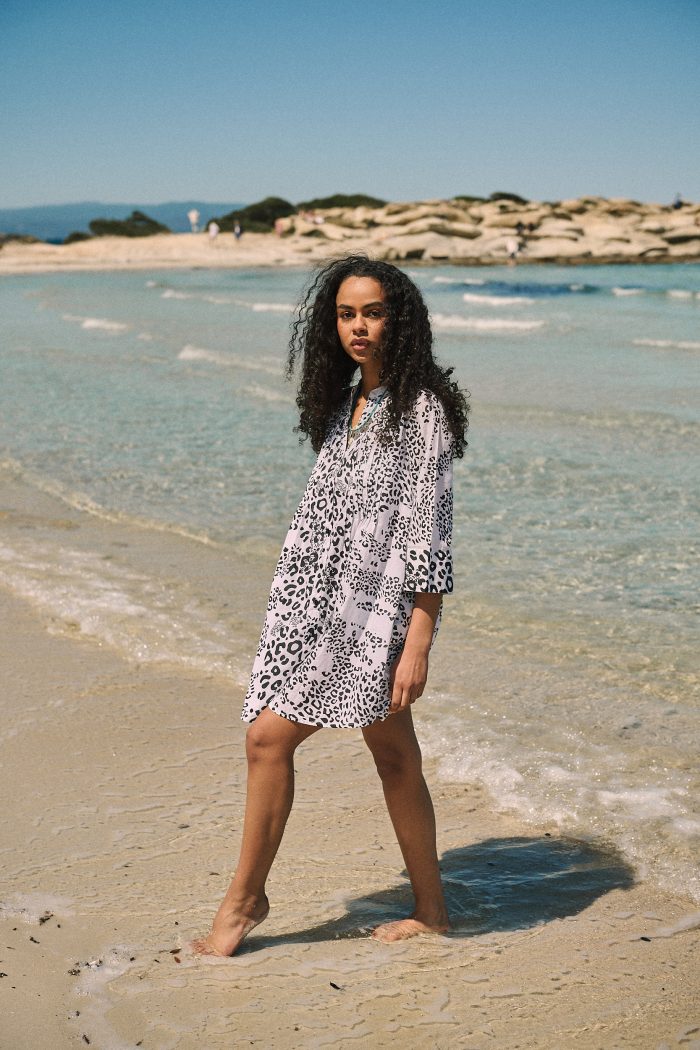 Animal Print Καφτάνι “Wild Shore”