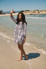 Animal Print Καφτάνι “Wild Shore”