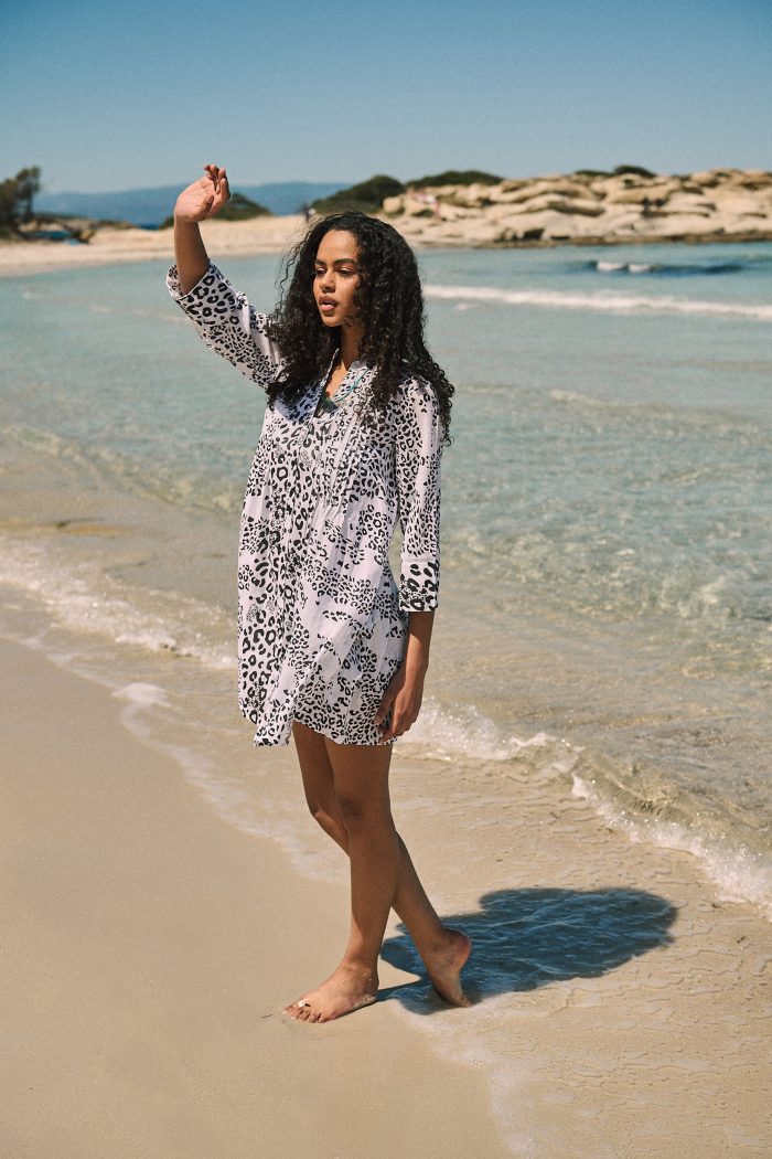 Animal Print Καφτάνι “Wild Shore”