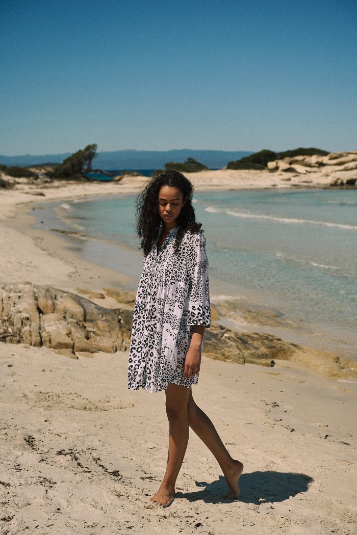Animal Print Καφτάνι “Wild Shore”