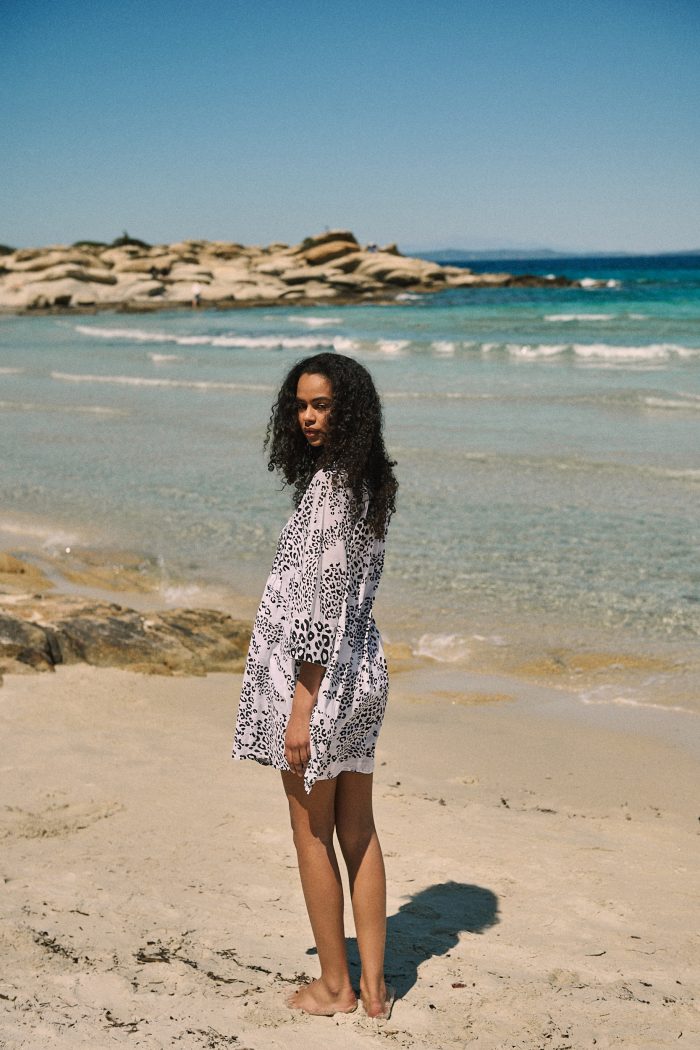 Animal Print Καφτάνι “Wild Shore”