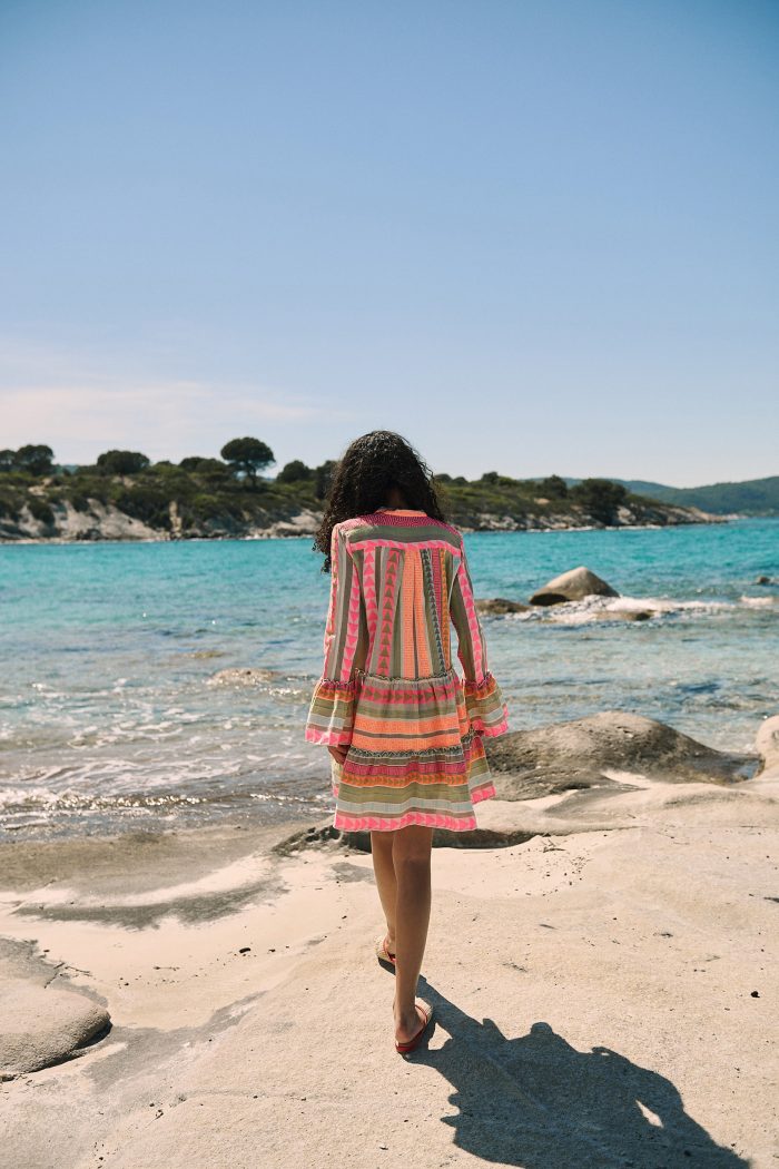 Καφτάνι Υφαντό Με Μακρύ Μανίκι “Catalina”