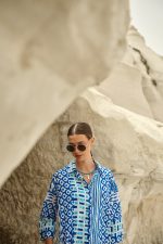 Πουκαμίσα Εμπριμέ “Aegean Waves”