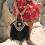 Μεγάλη Ψάθινη Τσάντα Θαλάσσης