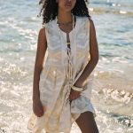 Αμάνικο Φόρεμα Ιβουάρ “Dakarai”