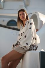 Oversized Πουκάμισο με Φοίνικες