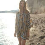 Καφτάνι Μαύρο με Τίγρεις “Dofa”