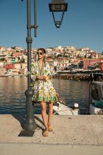Καφτάνι “Mediterranean Lemon” με Boho Αισθητική