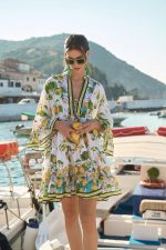 Καφτάνι “Mediterranean Lemon” με Boho Αισθητική