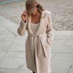 Διπλής Όψης Μακρύ Παλτό με Κουκούλα