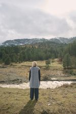 Γιλέκο Faux Fur Γκρι Ζεβρέ “Silver Mist”