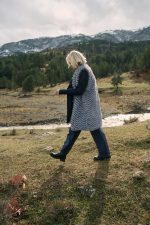 Γιλέκο Faux Fur Γκρι Ζεβρέ “Silver Mist”