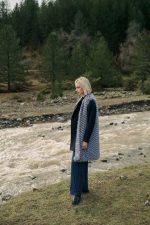 Γιλέκο Faux Fur Γκρι Ζεβρέ “Silver Mist”