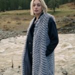 Γιλέκο Faux Fur Γκρι Ζεβρέ “Silver Mist”