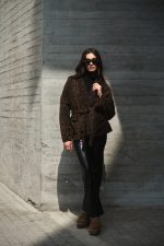 Χακί Bomber με Καφέ Κοτλέ Γιακά “Sloane” (Copy)